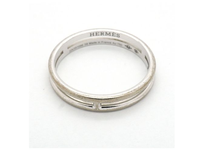 Hermès Hermes Ariane Ringband aus 18K Weißgold - Ansicht 3