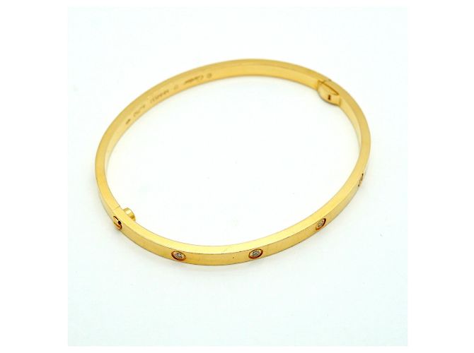 Bracciale Cartier Love in oro giallo 18K - vista 2