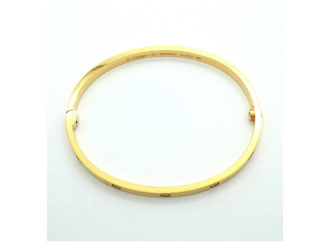 Bracciale Cartier Love in oro giallo 18K - vista 3