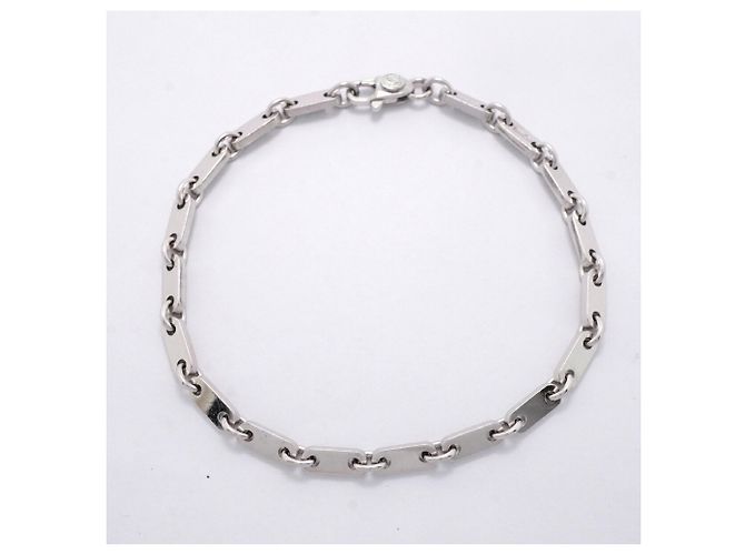 Pulsera Cartier Figaro en oro blanco de 18K - vista 3