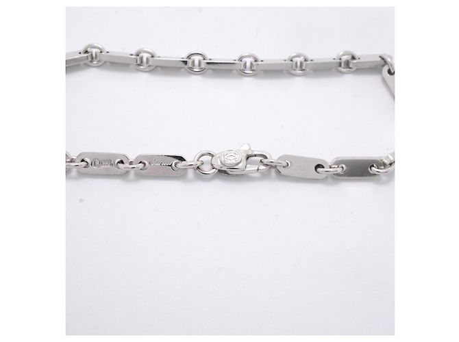 Pulsera Cartier Figaro en oro blanco de 18K - vista 4