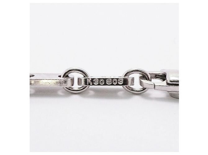 Pulsera Cartier Figaro en oro blanco de 18K - vista 6