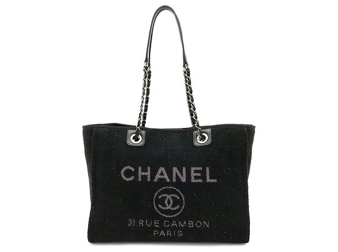 Borsa Tote Chanel Deauville Line Medium Tote MM - vista 2