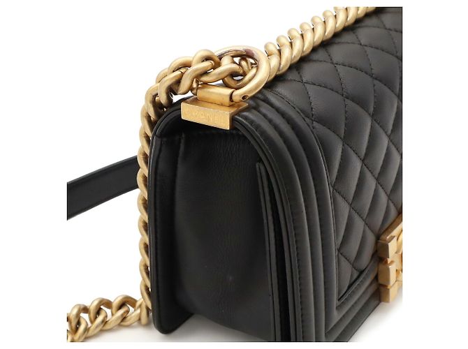 Bolso de hombro Chanel Boy Chanel 20 Matelassé Coco Mark Chain - vista 7