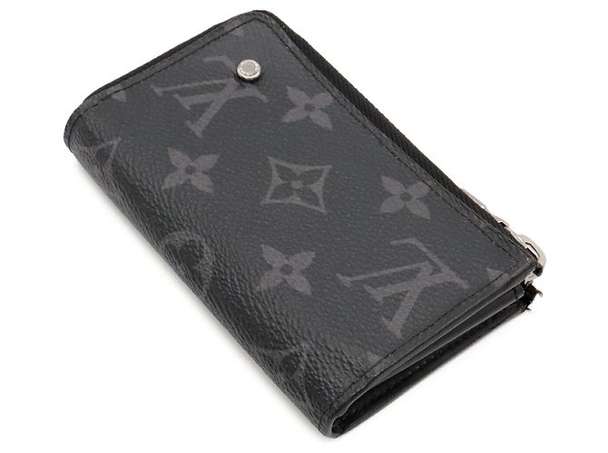 Porte-monnaie Louis Vuitton Monogram Eclipse - vue 3