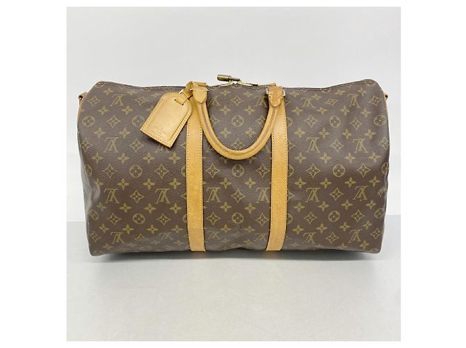 Louis Vuitton Boston Monogram Keepall Bandoulière 50 - vue 11