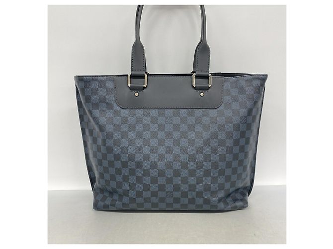 Borsa Louis Vuitton Damier Cobalt Cabas Voyage - vista 11