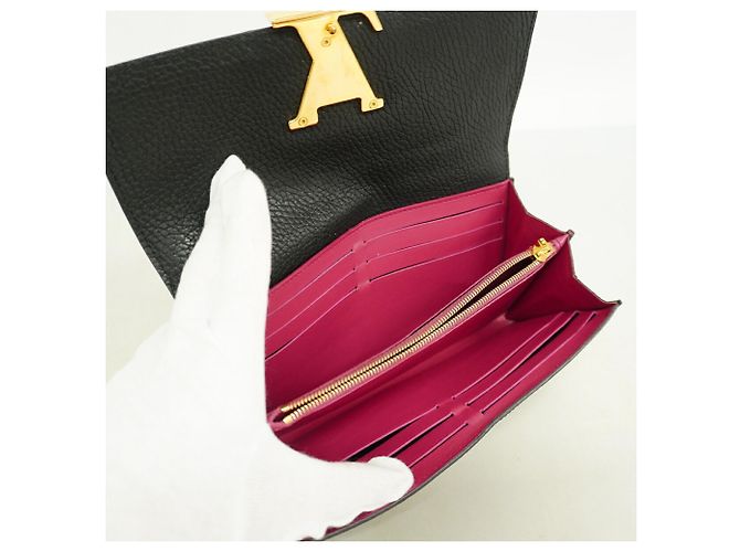 Louis Vuitton Long Wallet in Noir - view 3
