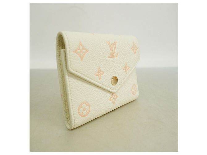 Portafoglio Louis Vuitton Tri-fold in Peach - vista 2