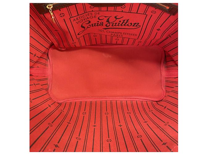Bolso Tote Louis Vuitton Damier Neverfull MM - vista 4