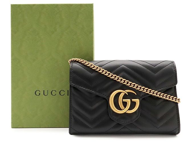 Gucci GG Marmont gesteppte Leder-Schultertasche - Ansicht 10