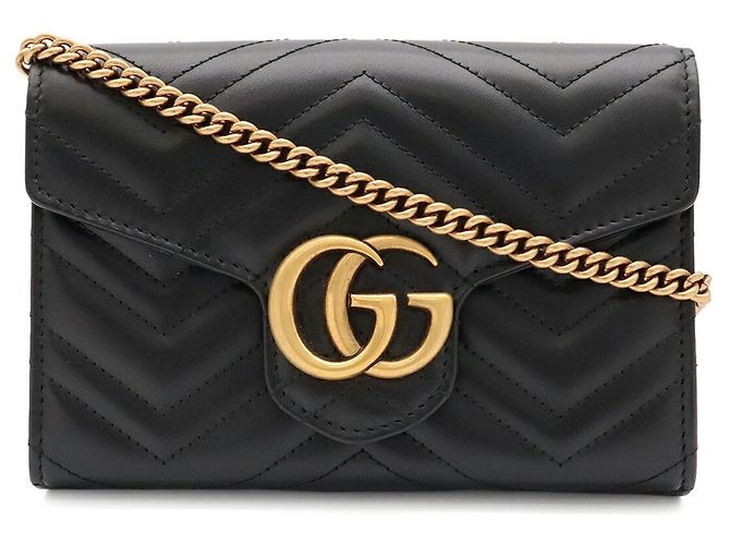 Gucci GG Marmont gesteppte Leder-Schultertasche - Ansicht 2