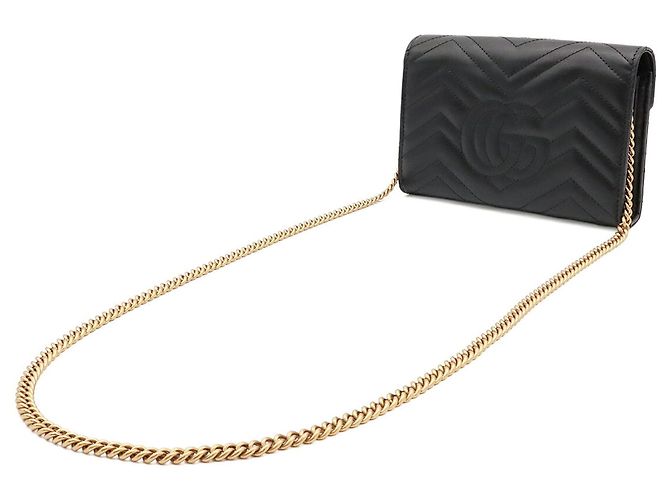Gucci GG Marmont gesteppte Leder-Schultertasche - Ansicht 3