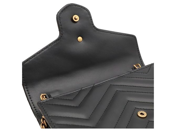 Gucci GG Marmont gesteppte Leder-Schultertasche - Ansicht 7