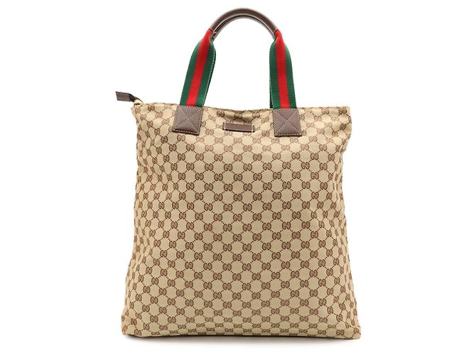 Borsa Tote GUCCI GG Nylon Sherry Line - vista 2
