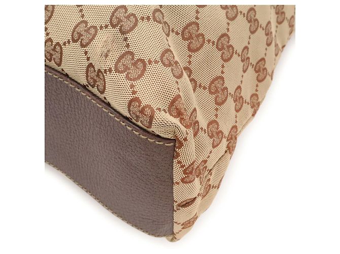 Borsa Tote GUCCI GG Nylon Sherry Line - vista 4