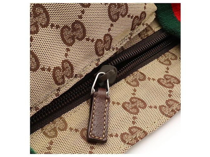 Borsa Tote GUCCI GG Nylon Sherry Line - vista 6