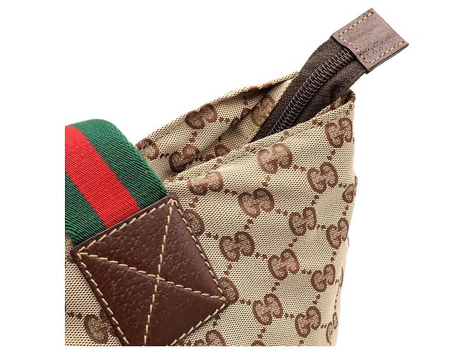 Borsa Tote GUCCI GG Nylon Sherry Line - vista 7
