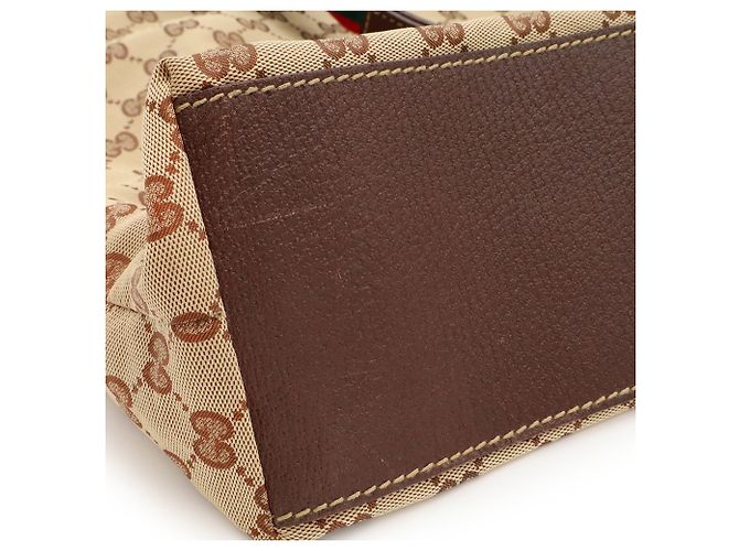 Borsa Tote GUCCI GG Nylon Sherry Line - vista 8