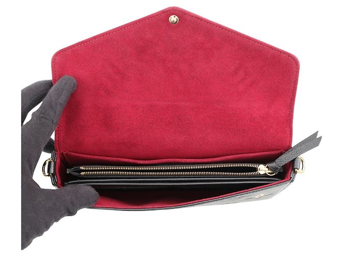 Portafoglio con catena Louis Vuitton - Bicolor Monogram Empreinte - vista 5