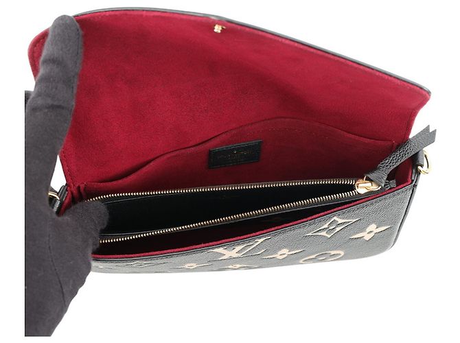 Portafoglio con catena Louis Vuitton - Bicolor Monogram Empreinte - vista 7