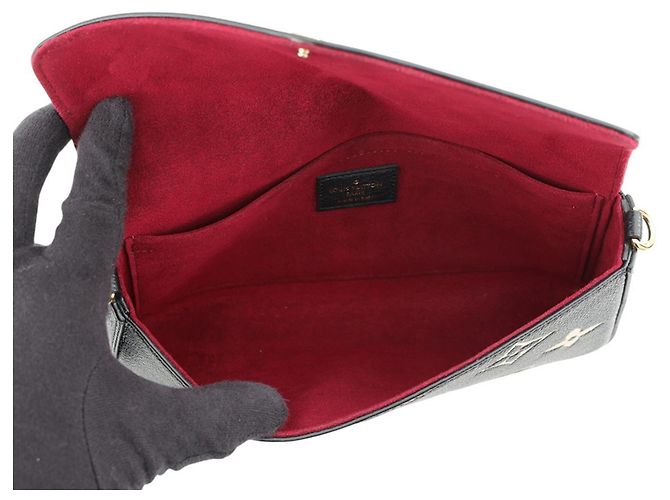 Portafoglio con catena Louis Vuitton - Bicolor Monogram Empreinte - vista 8