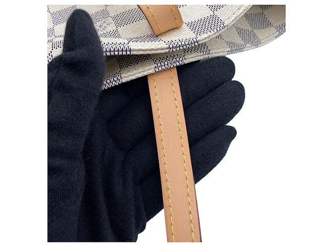 Borsa a tracolla Louis Vuitton Damier Azur Salina PM - vista 12