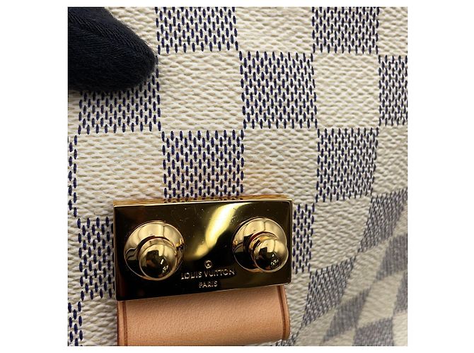 Borsa a tracolla Louis Vuitton Damier Azur Salina PM - vista 6
