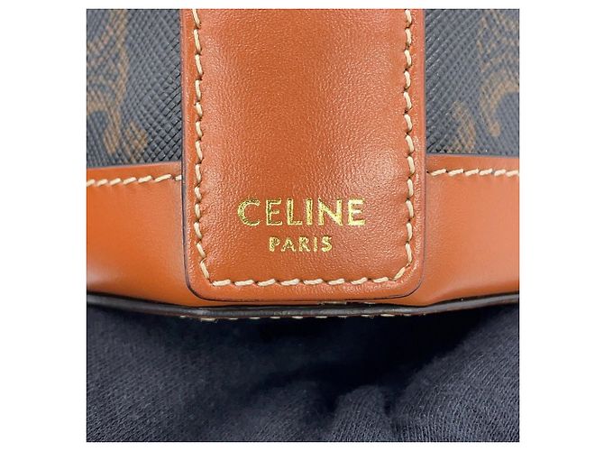 Céline Borsa a tracolla in pelle Celine Triomphe Heart - vista 12