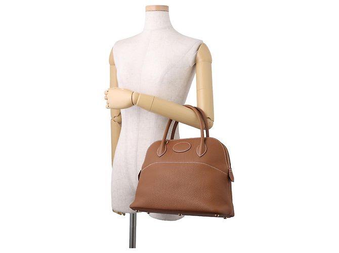 Hermès Hermes Bolide 31 Handtasche in Gold - Ansicht 4