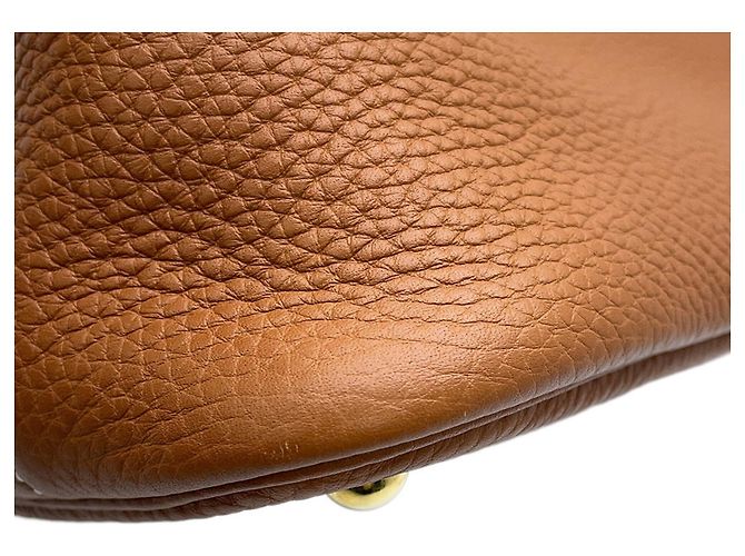 Hermès Hermes Bolide 31 Handtasche in Gold - Ansicht 8