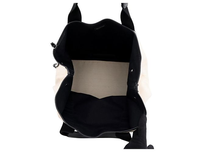 Everyday Borsa Tote Balenciaga Nera e Avorio - vista 5