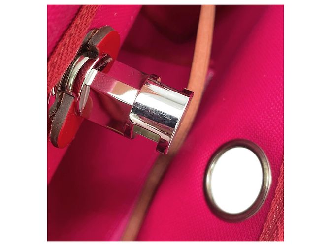 Hermès Borsa Hermes Herbag Zip PM in Rouge Piment - vista 10