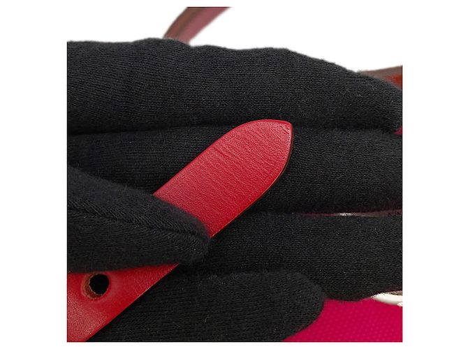 Hermès Borsa Hermes Herbag Zip PM in Rouge Piment - vista 14