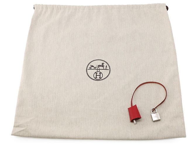 Hermès Borsa Hermes Herbag Zip PM in Rouge Piment - vista 17