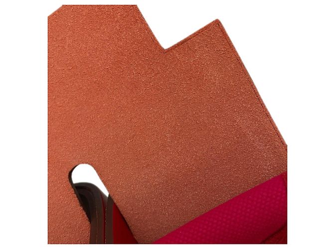 Hermès Borsa Hermes Herbag Zip PM in Rouge Piment - vista 7