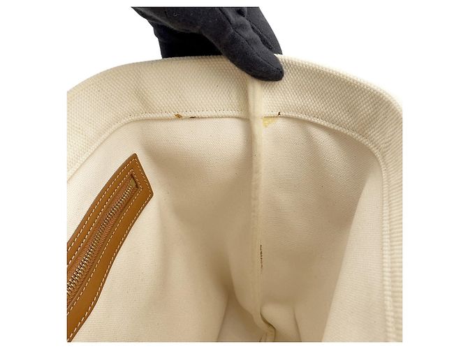 Céline Celine Horizontal Cabas Canvas Tote Bag - view 10