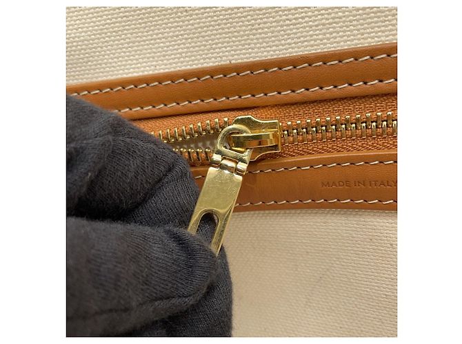 Céline Celine Horizontal Cabas Canvas Tote Bag - view 11