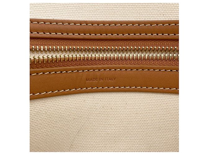 Céline Celine Horizontal Cabas Canvas Tote Bag - view 17
