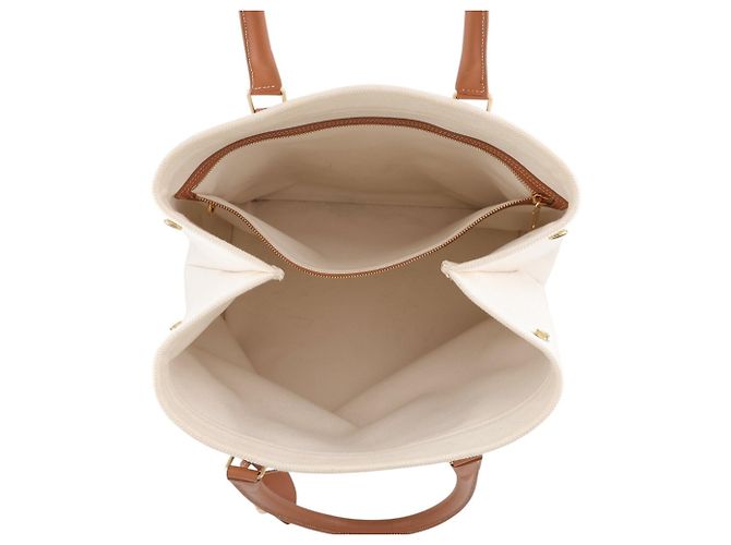 Céline Celine Horizontal Cabas Canvas Tote Bag - view 5