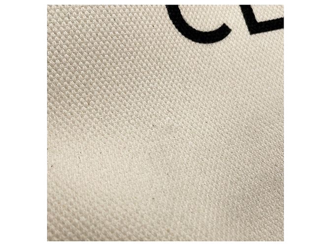Céline Celine Horizontal Cabas Canvas Tote Bag - view 6