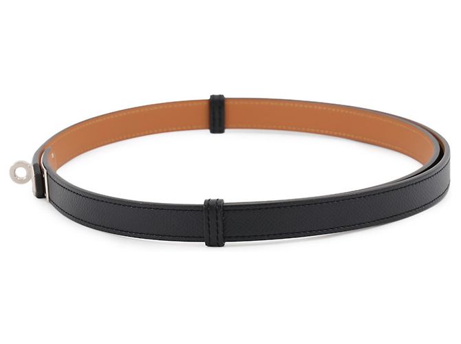 Hermès Cinto Hermes Kelly 18 em couro Epsom preto - vista 2