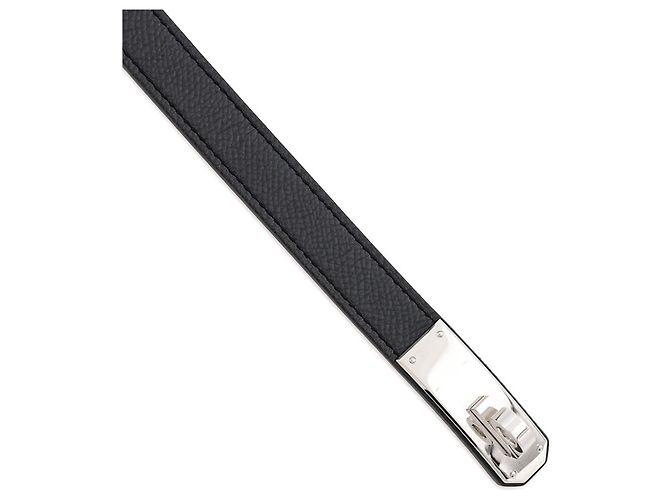 Hermès Cinto Hermes Kelly 18 em couro Epsom preto - vista 4
