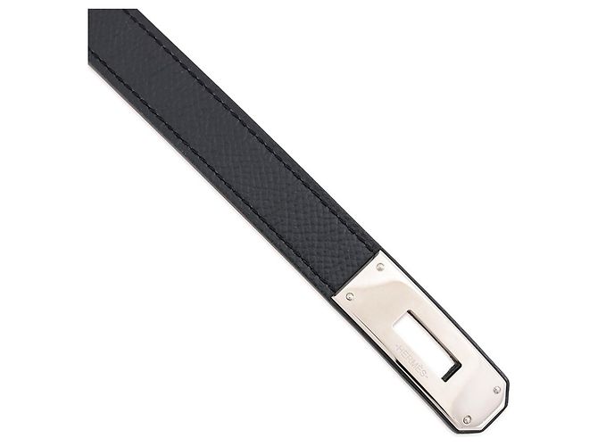 Hermès Cinto Hermes Kelly 18 em couro Epsom preto - vista 5