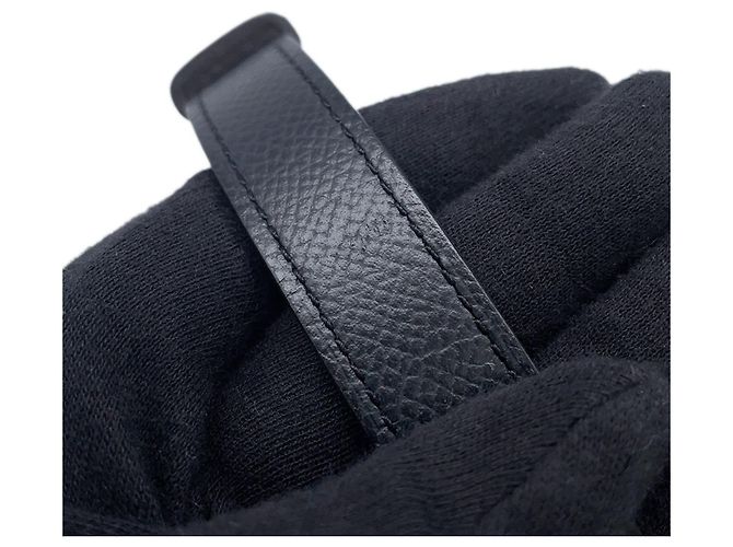 Hermès Cinto Hermes Kelly 18 em couro Epsom preto - vista 6