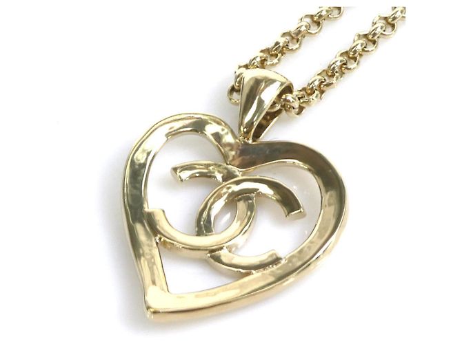 Collana Chanel Coco Heart Gold - vista 4