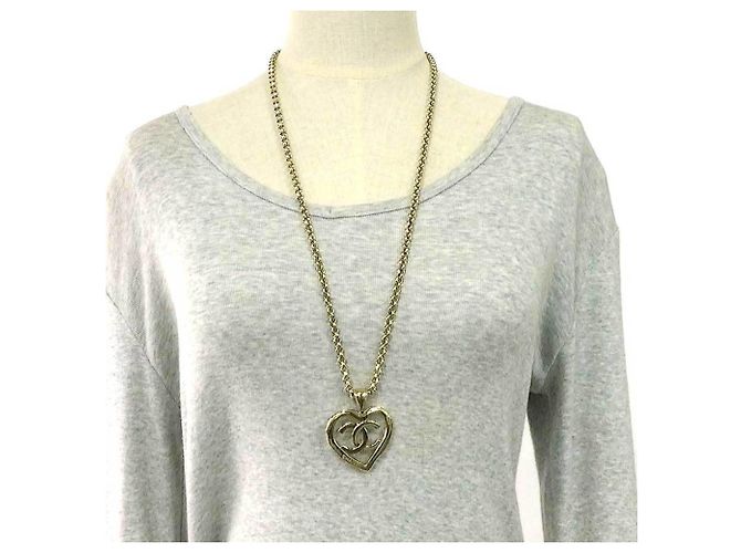 Collana Chanel Coco Heart Gold - vista 9
