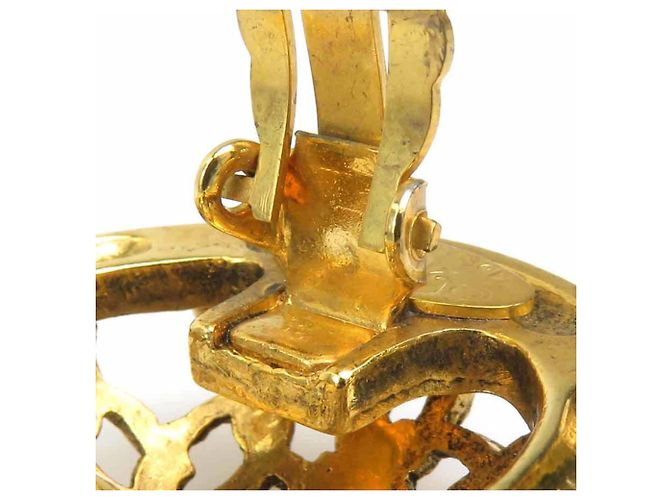 Brincos de pressão Chanel Gold - vista 8