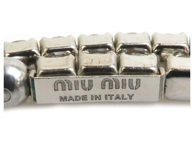 Colar Choker Miu Miu Prateado - vista 7