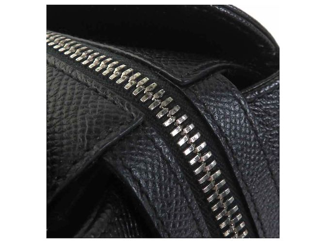 Bulgari Bvlgari Handtasche aus schwarzem Leder - Ansicht 10